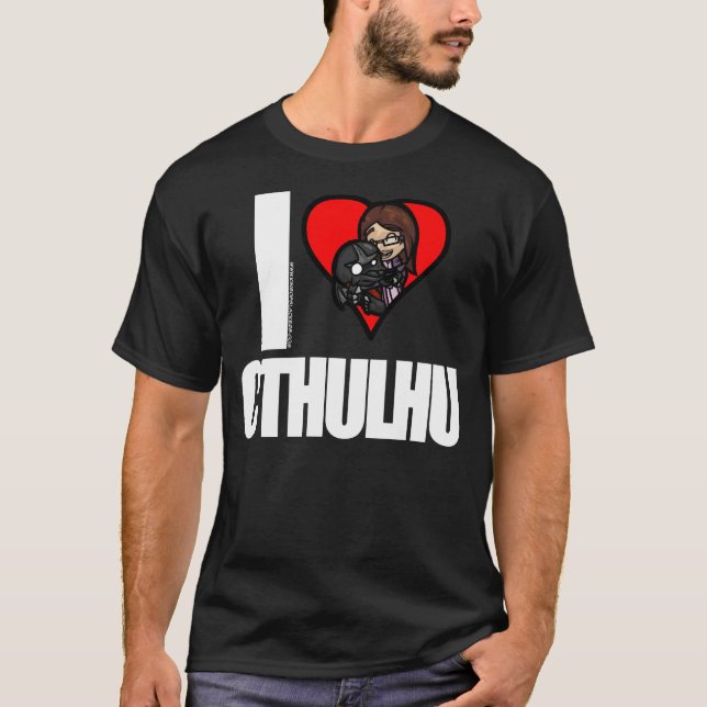 Camiseta Mim <3 Cthulhu - t-shirt das senhoras (Frente)