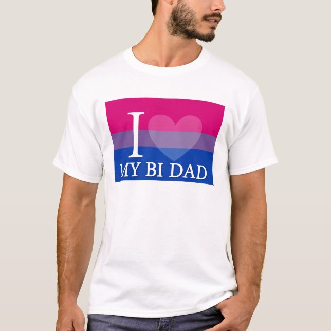 Camiseta Mim <3 meu pai do Bi (Frente)