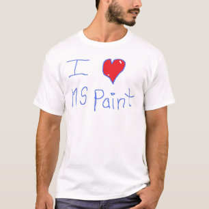 Camiseta mim <3 MSpaint