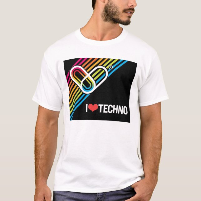 Camiseta Mim <3 Techno (Frente)