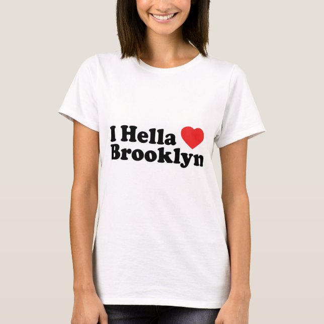 Camiseta Mim amor Brooklyn de Hella (Frente)