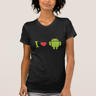 Camiseta Mim Android do coração
