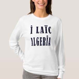 Camiseta mim Argélia laica