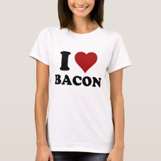 CAMISETA MIM BACON DO CORAÇÃO