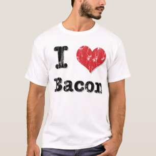 Camiseta Mim bacon do coração