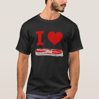 Camiseta Mim bacon do coração