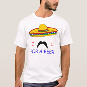 Camiseta Mim bigode você para um t-shirt de Cinco de Mayo