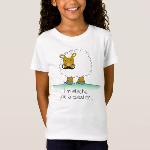 Camiseta Mim bigode você uma pergunta…