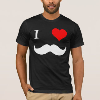 Camiseta Mim bigodes do coração