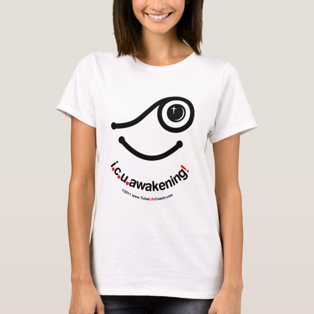 Camiseta mim c u que desperta! (Frente)