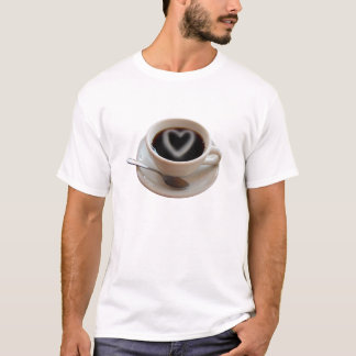 Camiseta Mim café do coração