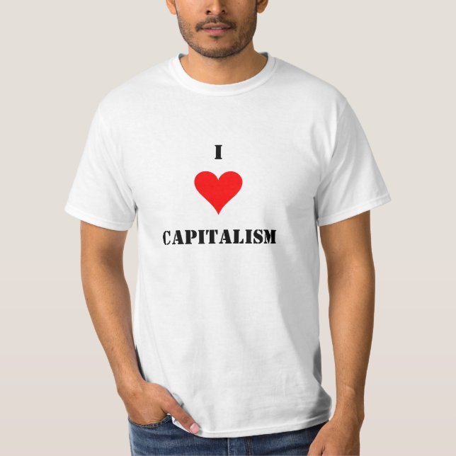 Camiseta Mim capitalismo (do coração) (Frente)