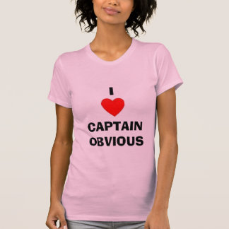 CAMISETA MIM CAPITÃO ÓBVIO DO CORAÇÃO