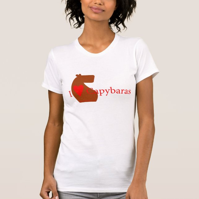 Camiseta Mim Capybaras do coração (Frente)
