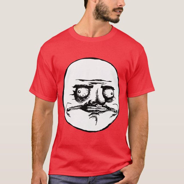 Camiseta Mim cara Meme da raiva de Gusta (Frente)