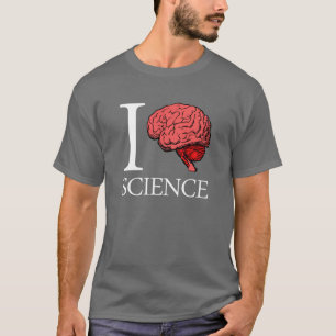 Camiseta Mim ciência de cérebro (eu sei a ciência) (a