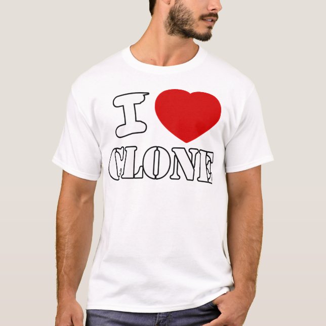 CAMISETA MIM CLONE DO CORAÇÃO (Frente)
