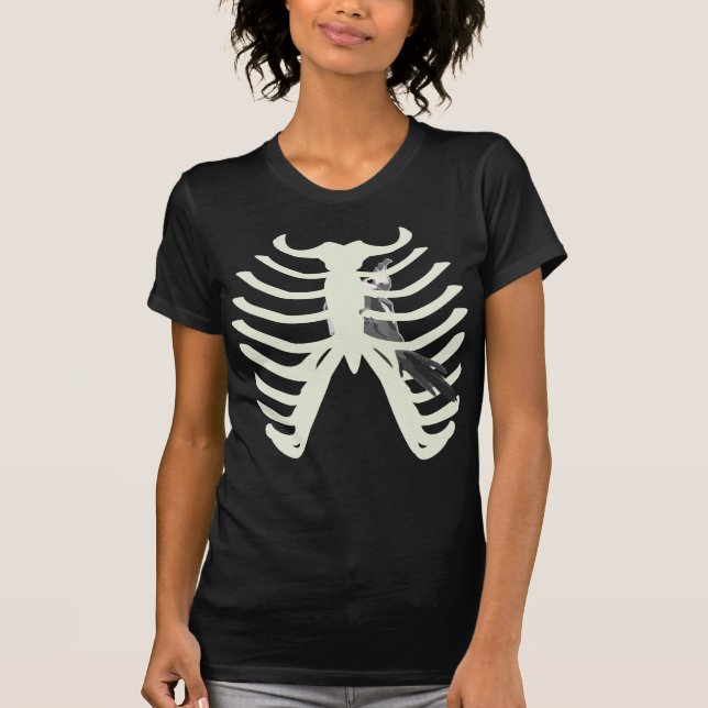Camiseta Mim Cockatiels do coração (Frente)