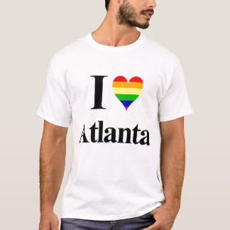 Camiseta Mim coração alegre Atlanta Geórgia