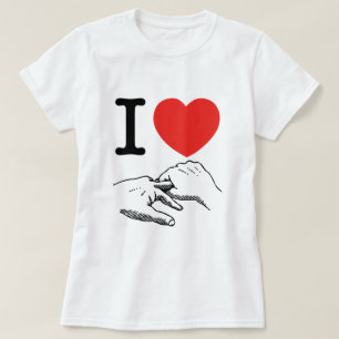Camiseta Mim coração (amor) anal