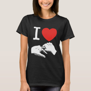 Camiseta Mim coração (amor) anal