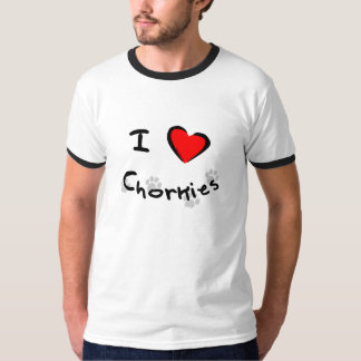 Camiseta Mim coração - amor Chorkies