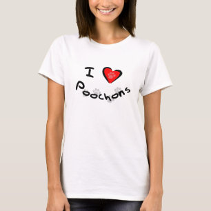 Camiseta Mim coração - amor Poochons
