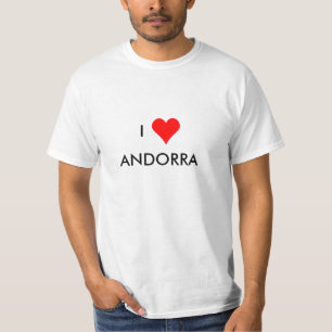 Camiseta mim coração andorra