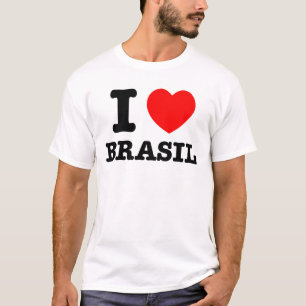 Camiseta Mim coração Brasil