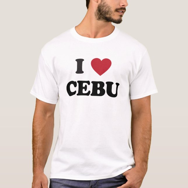 Camiseta Mim coração Cebu Filipinas (Frente)