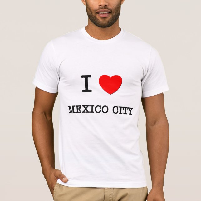 Camiseta Mim coração CIDADE DO MÉXICO (Frente)