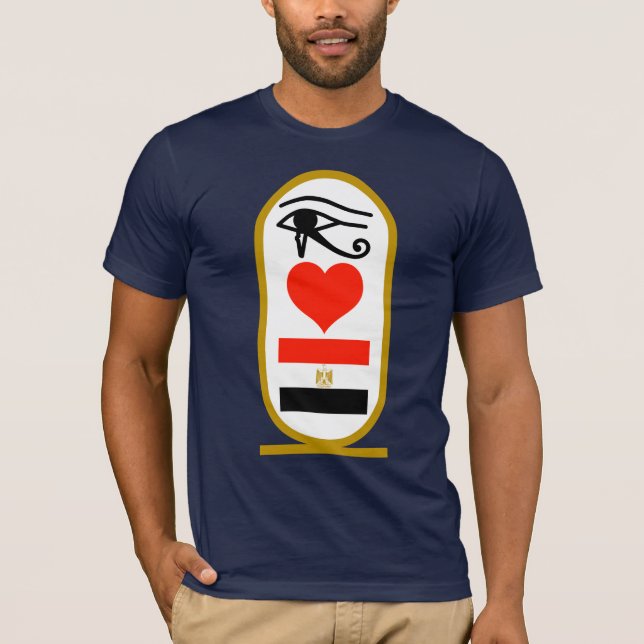 Camiseta Mim coração Egipto (Frente)