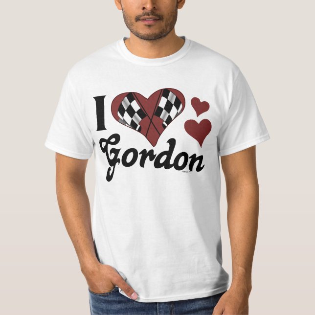 Camiseta Mim coração Gordon (Frente)