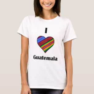 Camiseta Mim coração Guatemala Tipico