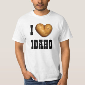 Camiseta Mim coração Idaho