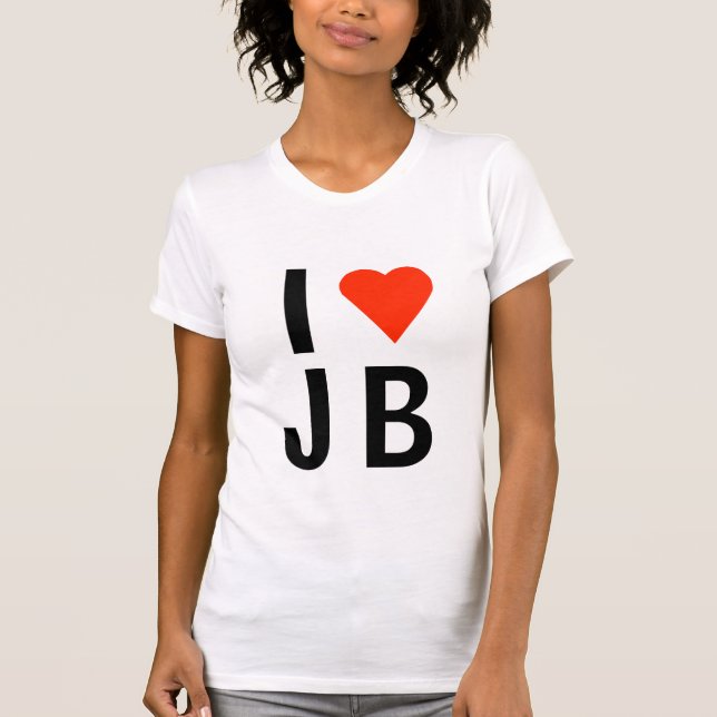 Camiseta Mim coração JB (Frente)