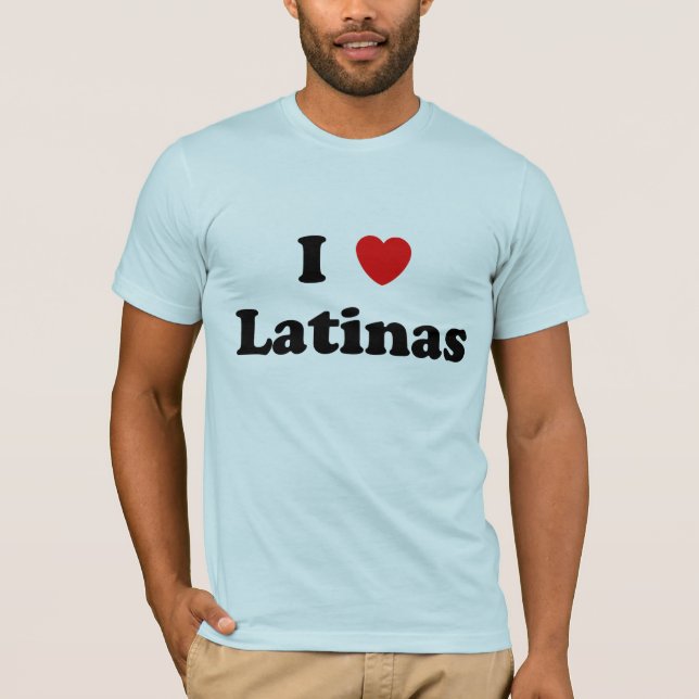 Camiseta Mim coração Latinas (Frente)