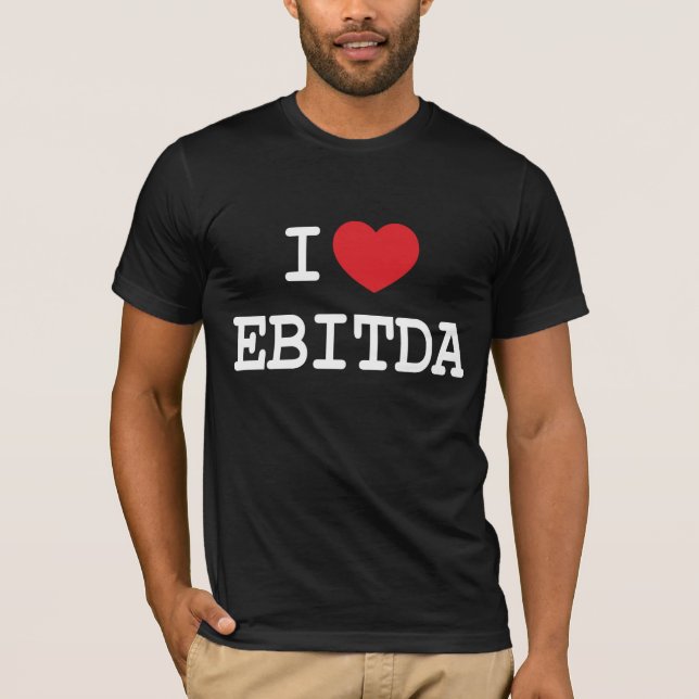 Camiseta Mim coração/loveEBITDA (Frente)