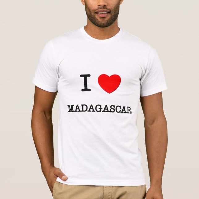 CAMISETA MIM CORAÇÃO MADAGASCAR (Frente)