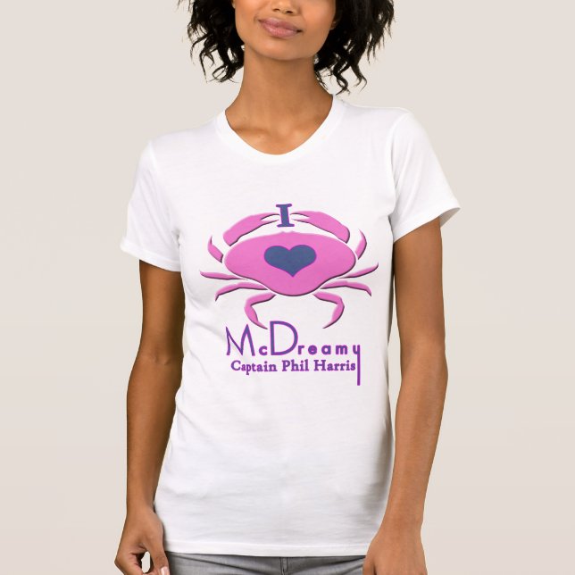 Camiseta Mim "coração" McDreamy (Frente)