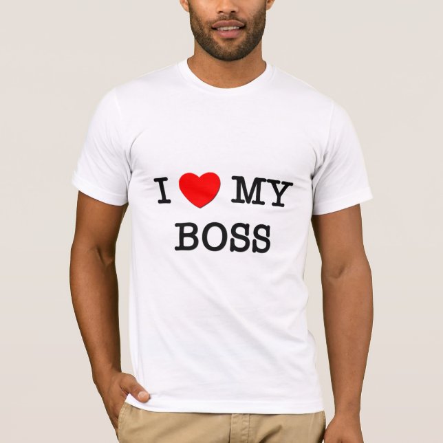 Camiseta Mim coração meu CHEFE (Frente)