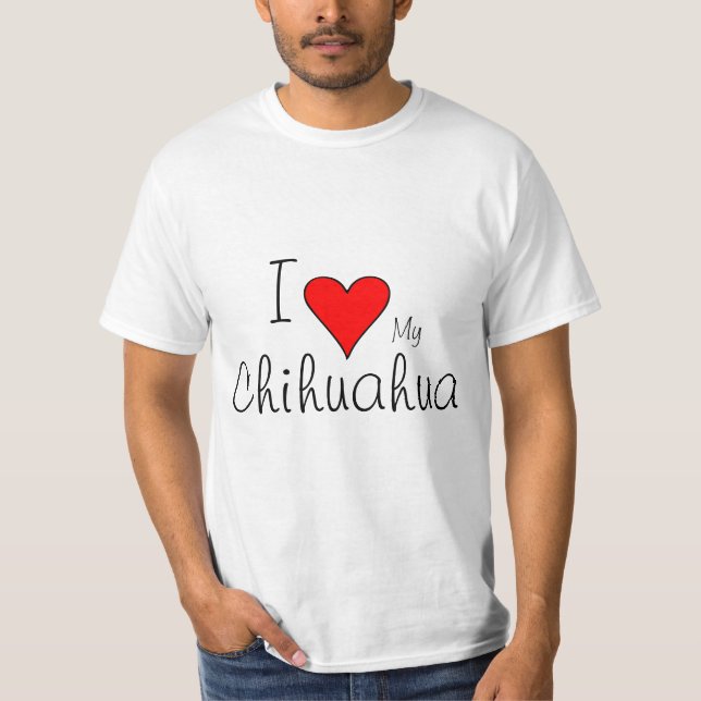 Camiseta Mim coração meu chichuahua (Frente)