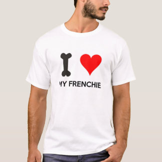 Camiseta Mim coração meu Frenchie