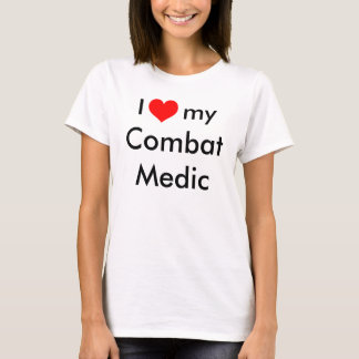 Camiseta Mim coração meu médico do combate