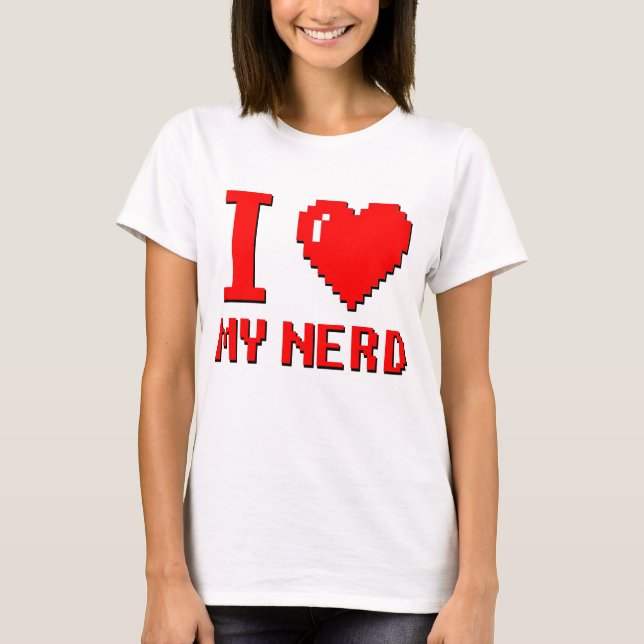 Camiseta Mim coração meu nerd V2 (Frente)