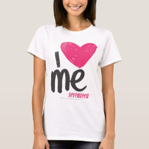 Camiseta Mim coração mim magenta