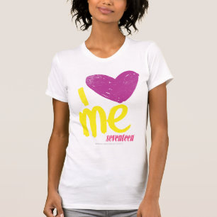 Camiseta Mim coração mim Roxo-Amarelo