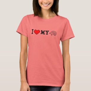 Camiseta Mim coração minha Campainha-T do ouriço