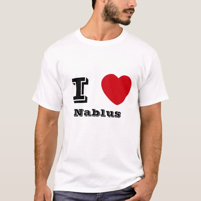 Camiseta Mim coração Nablus (Frente)
