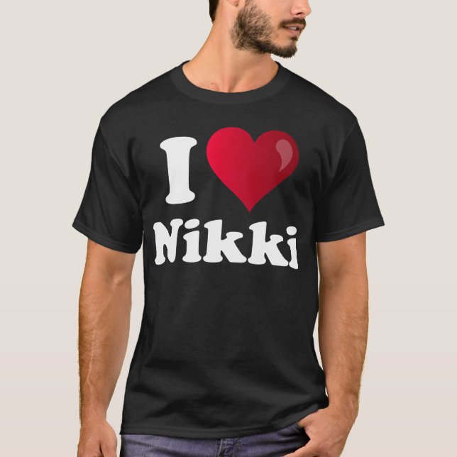 Camiseta Mim coração Nikki (Haley) (Frente)